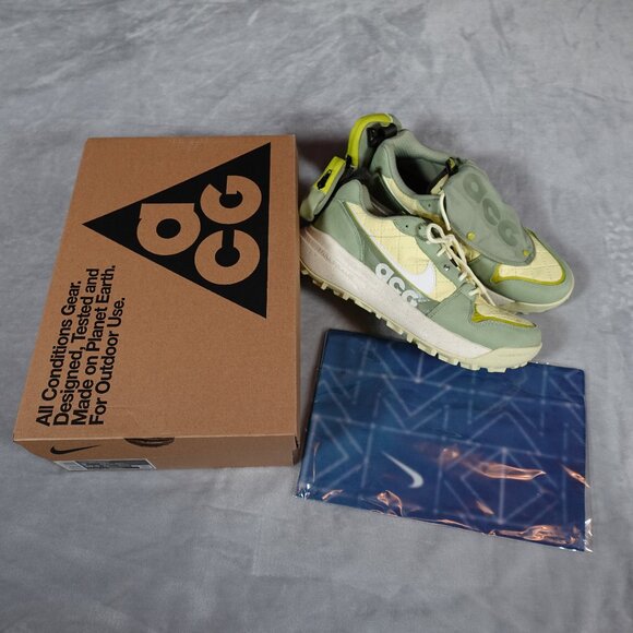 Size 9 - Mens Nike Future Movement x ACG Lowcate Oil Green Cactus (Fits Narrow) - Picture 1 of 9
